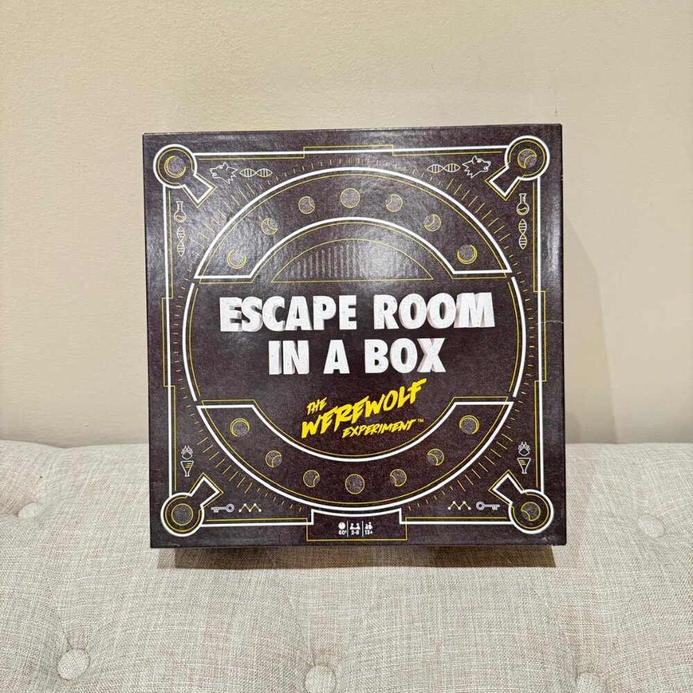Mattel Escape Room in a Box Board Game - LIKE NEW SUPER FUN!